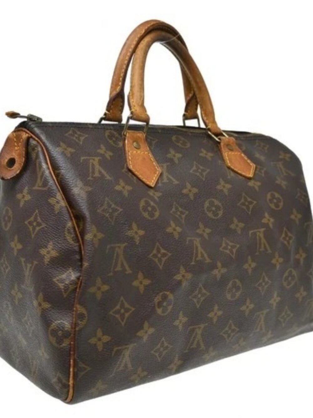 Best05 LOUIS VUITTON SPEEDY 30 HANDBAG MONOGRAM CANVAS M41526 VI0913 BQ00872 - Picture 2 of 15
